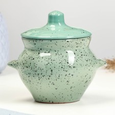 Ceramic pot for baking No. 5 with handles, 0.5l / 10.5x10cm, harmony