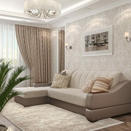 Rectangular carpet Valentis mikonos, size 200x400 cm, color Cream/kahve-2