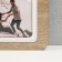 Photo frame LHDF "Love" 33x33 in 4 photos 10x15 cm, col. oak/white (plastic screen)