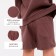 Kidsa (sweatshirt, shorts) minku, brown color, height 92-98 cm