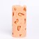 Aromatic decorative candle "openwork", beige, 6x12 cm, cinnamon