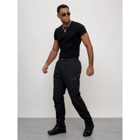 Sports male winter, size 52, black color-8