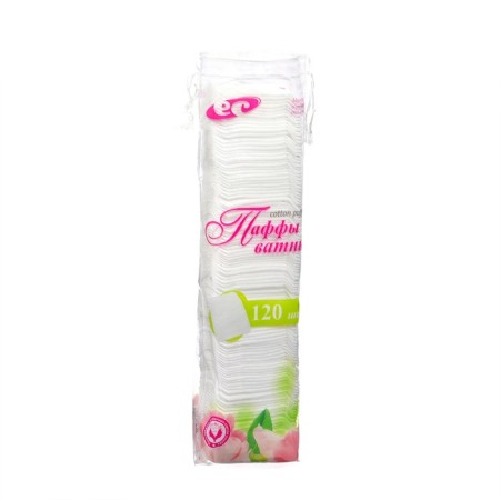 Cotton puffs cosmetic, (South Korean technology), 7.5*5cm. 120pcs