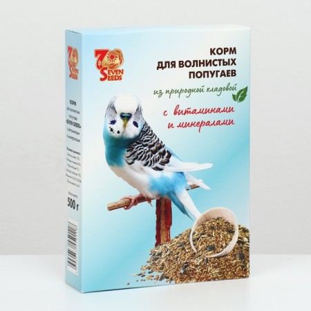 Seven Seeds food for wavy parrots, with vitamins and minerals 500 g