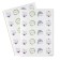 A set of stickers for business "Gift", 40 pcs, 4 x 4 cm