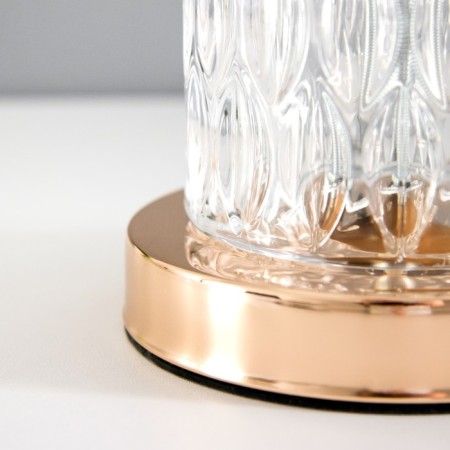 Highlight lamp with backlight "Muse" 1x60W E27 gold 28x28x45 cm Risalux-2