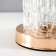 Highlight lamp with backlight "Muse" 1x60W E27 gold 28x28x45 cm Risalux