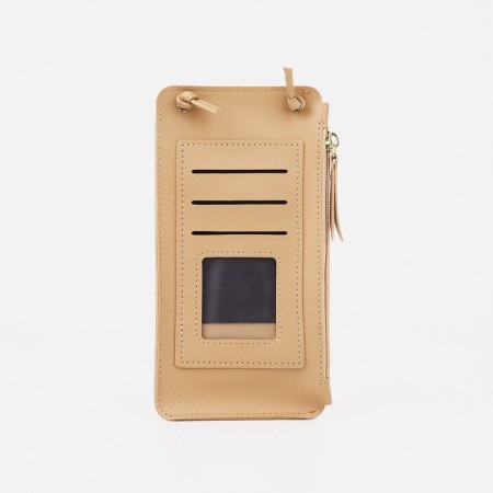 Baby bag on magnet, long belt, beige color-1
