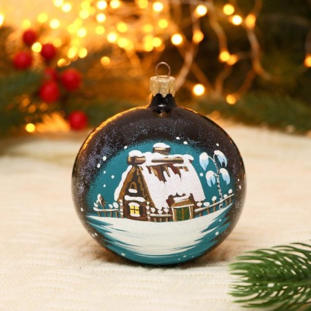 Ball "House" 9.5 cm mix-9