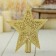 Top "Star" patterned, 15x14 cm, gold