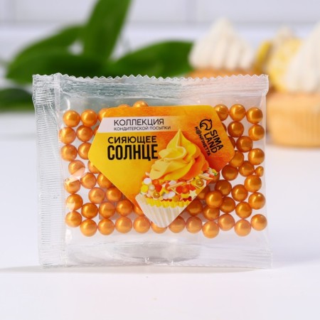 Sprinking confectionery: gold, 25 g.-1