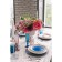 Porcelain shade “Cosmos”, d = 21.2 cm, blue color