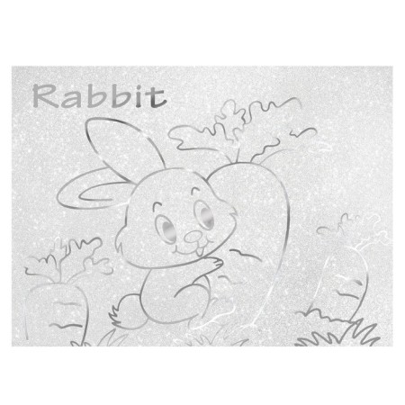Colored paper, coloring, A4, 6 sheets, 1 color, with sparkles, one -way, in a package, 80 g/m², blue tractor-8