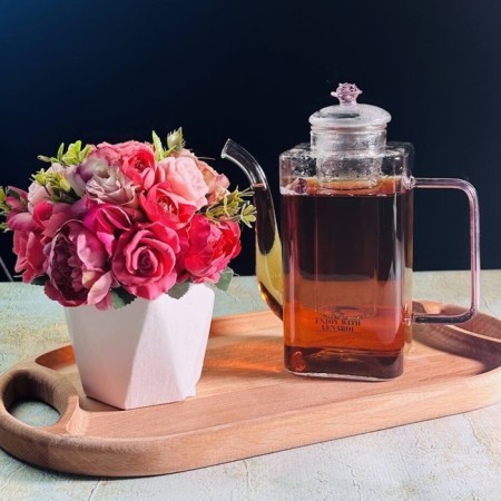 Hot teapot Lenardi, glass, 1000 ml