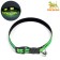 Fly collar with reflective coating "fish", 30 x 1 cm, green