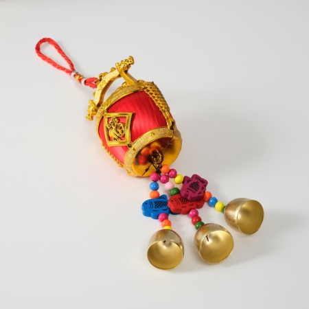 Bell Metal "Bogok with gold - wealth" 6.5x7.2x31.5 cm-5