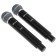 Eltronic 10-04 wireless microphones (black)