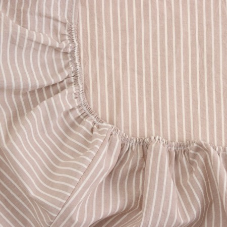 Slip on the elastic band SL Home Cotton 140*200+30 cm, central bunch/white, 100% greedy cotton-6