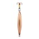 The vertical spin "Yaman" is perplex with a tee, 3.5 cm, 3.5 g, color copper, 3 pcs.