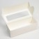 Confectionery packaging, a cupcake box with a window, “white”, 26 x 10 x 8 cm