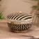 VAZ with a lid weaved, from bamboo 22x22x14 cm