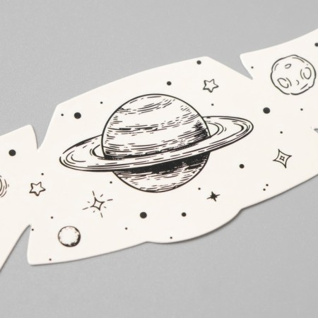 Tattoo on the body Black "Freckle. Cosmos" 16x5 cm-2
