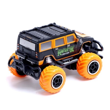 Radio -controlled jeep "graffiti", works on batteries, color orange-2