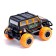 Radio -controlled jeep "graffiti", works on batteries, color orange