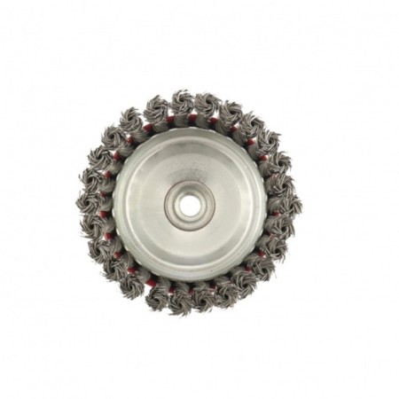 Matrix Ushm brush, d = 125 mm, M14, cup, twisted wire 0.8 mm-2