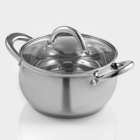 Stainless steel pan of the Hyperion, 2.5 l, d = 18 cm, with a lid-3