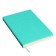 Dated diary 2024 A5 176 sheets, Devente.nobile, soft cover of artificial leather, lies, cream block 70 g/m2, turquoise block