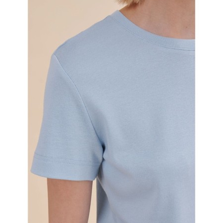 Female T -shirt, size m, blue color-3