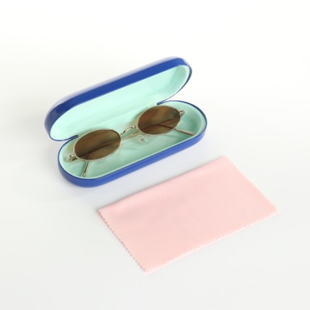 Case for glasses on the cracker, the color is blue-3