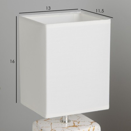 Fleet lamp Fliffi E14 40W is white, gold 13x11x30.5 cm-3