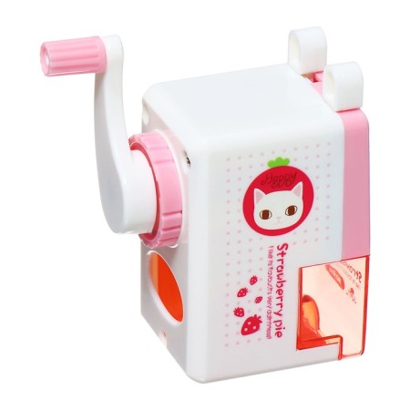 Mechanical sharpener with container classic pink-4