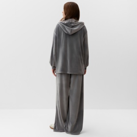 Women's costume (sweatshirt and trousers) KAFTAN PLUSHY p. 48-50, gray-5