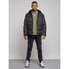 Sports male winter, size 62, black color