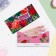 Money envelope "Happy Birthday!" roses and asters, 8 x 16 cm