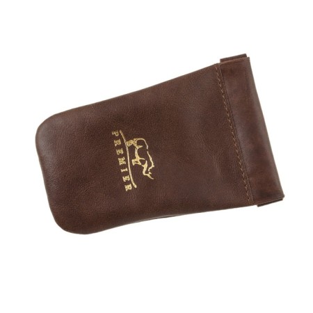 Key of zipper, length 13 cm, brown color-1
