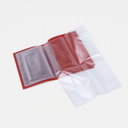 Cover for autoDocations and passports, red color-4