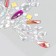 Stick plastic rhinestones "Decoration. Mix" mix 12x9.5 cm