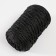 Knitting cord 100% polyester 3mm 100m/200 ± 20g (13-black)