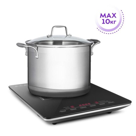 Induction tile KitFort KT-125, 1700 watts, 1 burner, timer, sensor, black-1