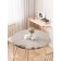 The tablecloth "Coffee grains", round, oxford, elastic band, size 120x120 cm, diameter 75-100 cm