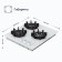 Hon surface Delvento V45N35C001, Gas, 3 burners, white