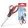 Scissors Erichkrause Comfort, 15 cm, handles with anti -slip rubber inserts, mix