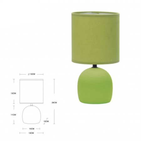 Rivoli Sheron 1he14, 40 watts ceramics salad with a lampshade-3