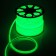 Flexible Neon Luazon Lighting 16 mm round, IP65, 50 m, SMD2835, 120 LED/m, 220 V, Green glow glow