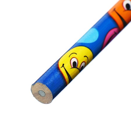 Pencil Chernographic Calligrata "Smiles", NV, with Eraser, Round Corps-2