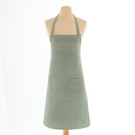 Apron Ethel "Classic" color green 65x80cm, 100%PE, velor-5